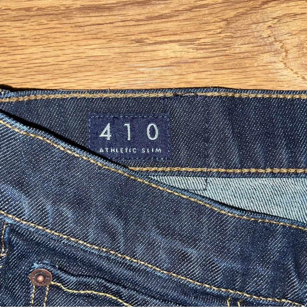 Lucky Brand Men’s 410 Athletic Slim Size 40x30 Dark Blue Excellent Condition - Picture 4 of 16